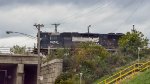 NS GP38-2 High nose Locomotive in the yard